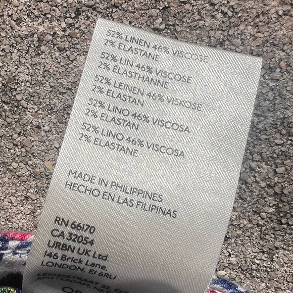 Anthropologie Maeve COLETTE WIDE LEG olives print Pants 31 Large - Picture 5 of 8